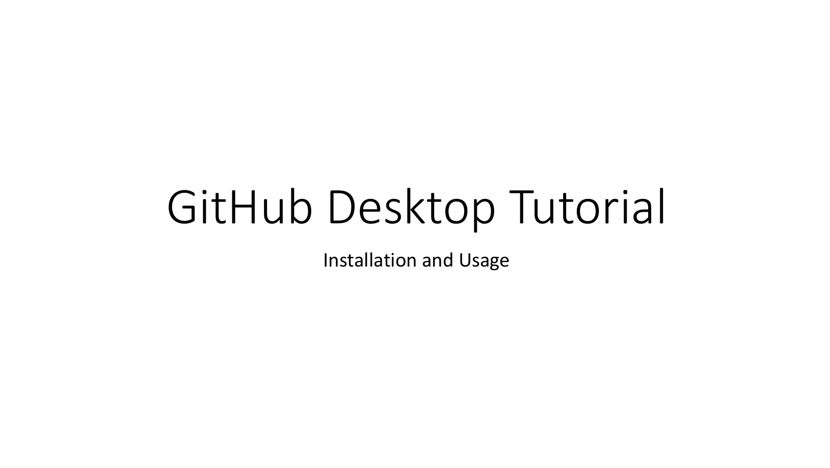 GitHub Desktop Submitter Documentation